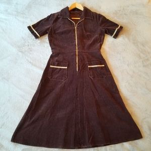 Vintage Corduroy Dress